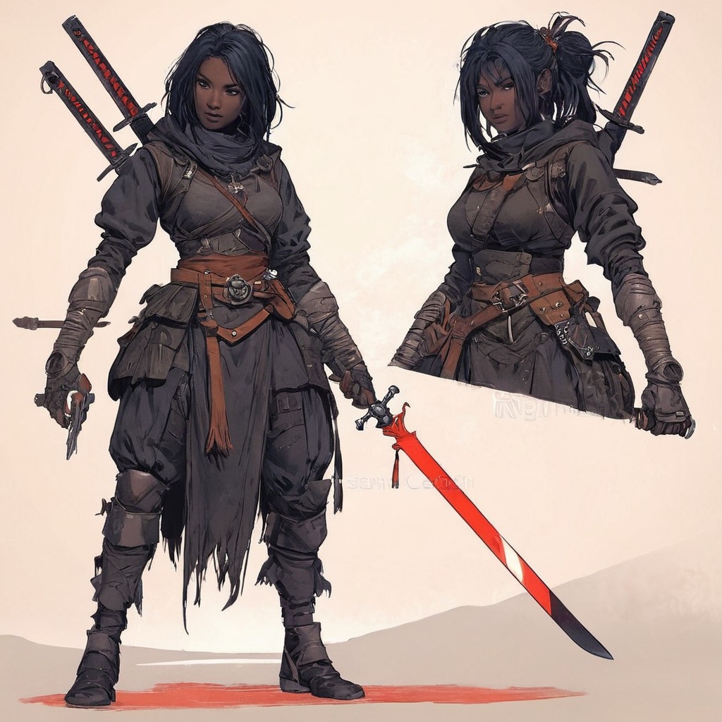 characterdesign, adoptable, warrior, characterconcept, cyberpunk, fighter, assassin, adoptablesopen, conceptart, adopt, adoptables, anime, animegirl, conceptartwork, conceptdesign, darkfantasy, dnd, dndcharacter, darkfantasyart, conceptfantasy, conceptartcharacter, fantasyadoptable, aiadoptable, dndadoptables, darkfantasycharacter, midjourney, midjourneyart, aiwork, midjourneycommunity, aiadoptables