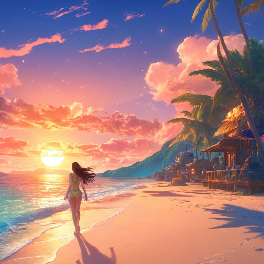 digitalart, pixelart, wallpaper, drama, beach, dreamup, ai_art