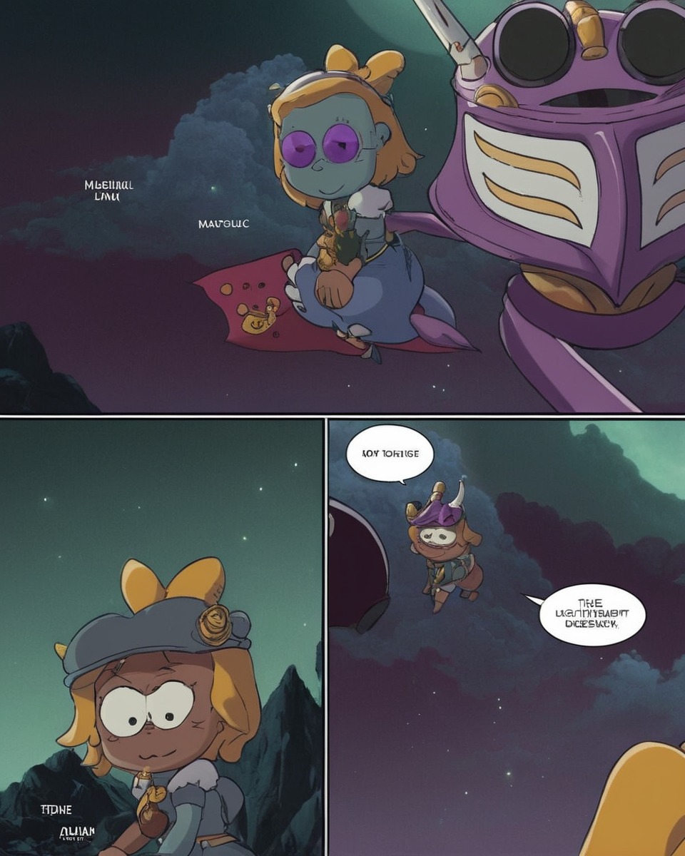 comic, amphibia