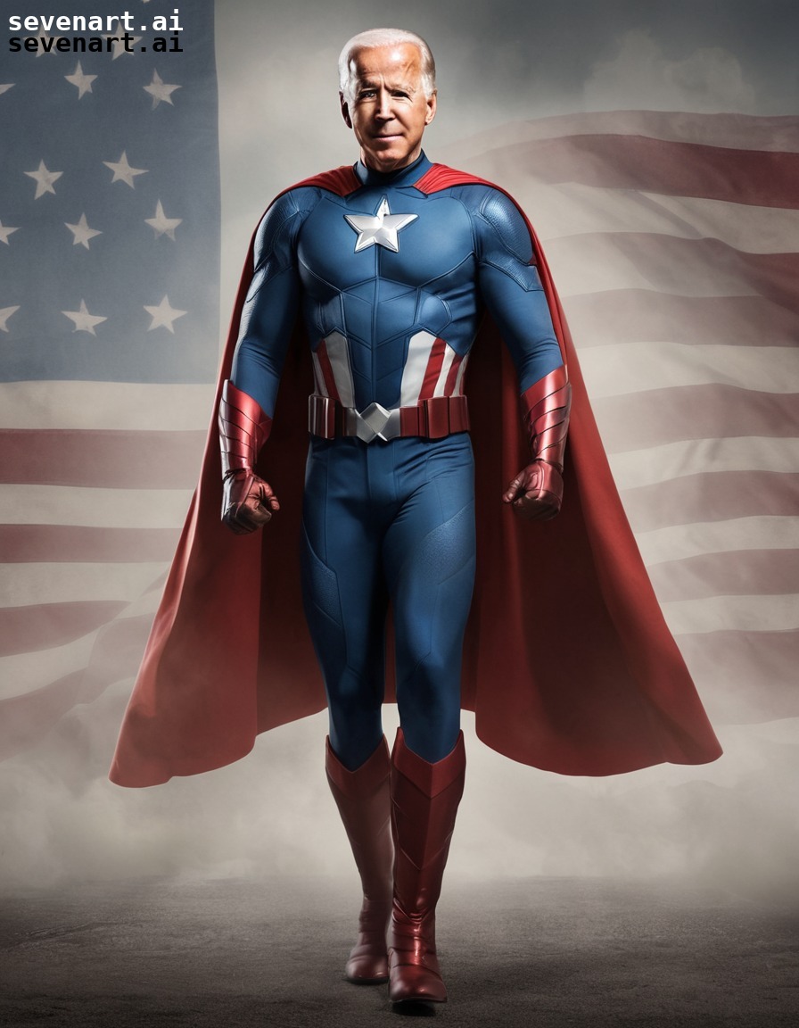 politics, costume, superhero, american flag, patriotism, joe biden, usa