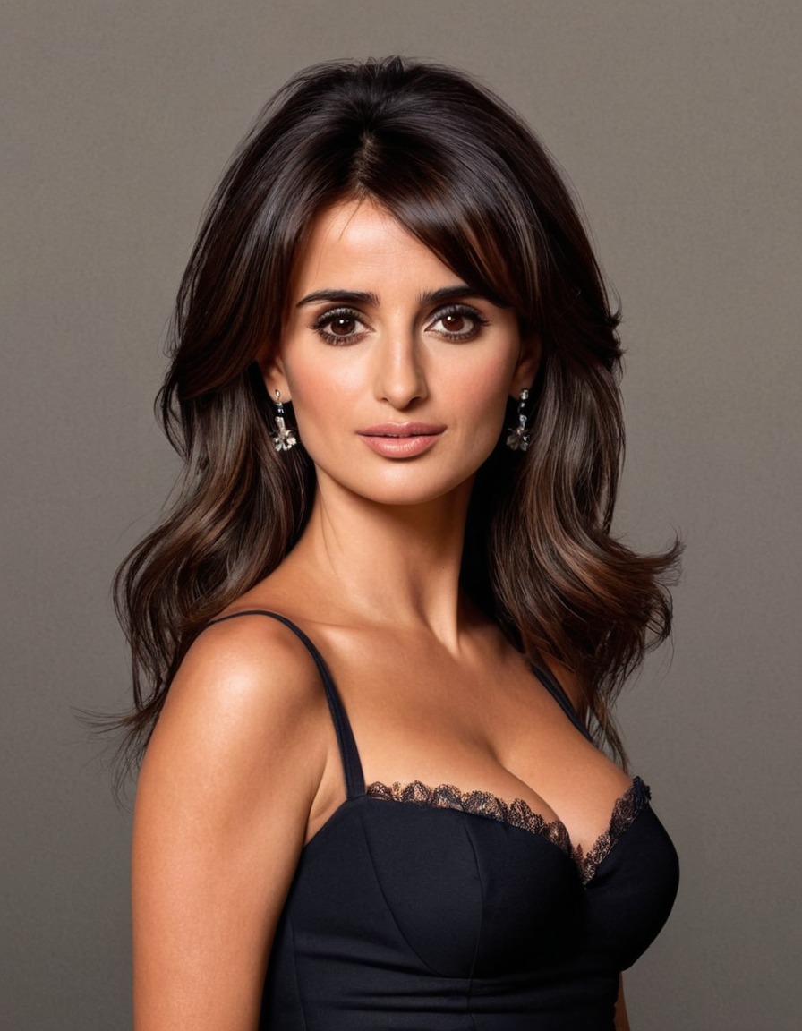 penélope cruz, painting, celebrity, humor, art, pop culture