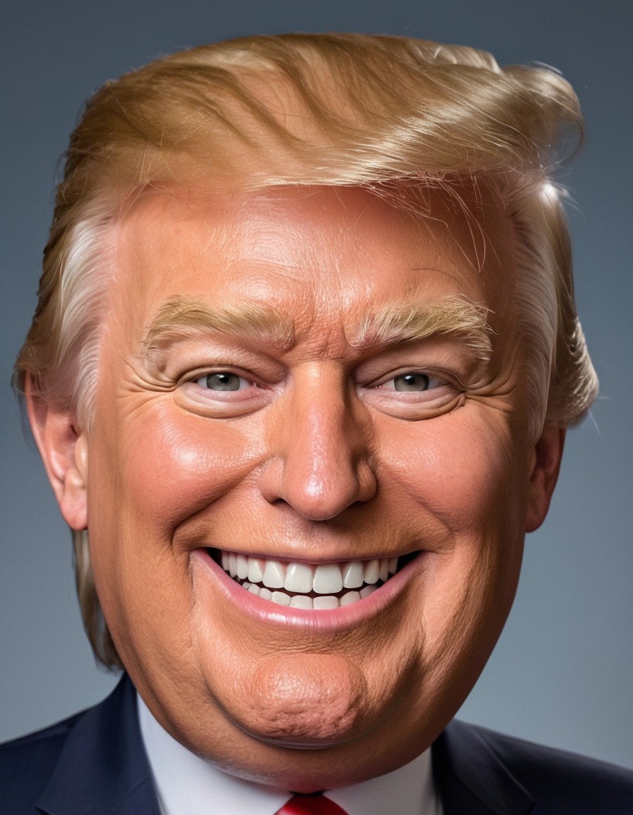 donald trump, caricature, humor, politics, president, celebrity, satire