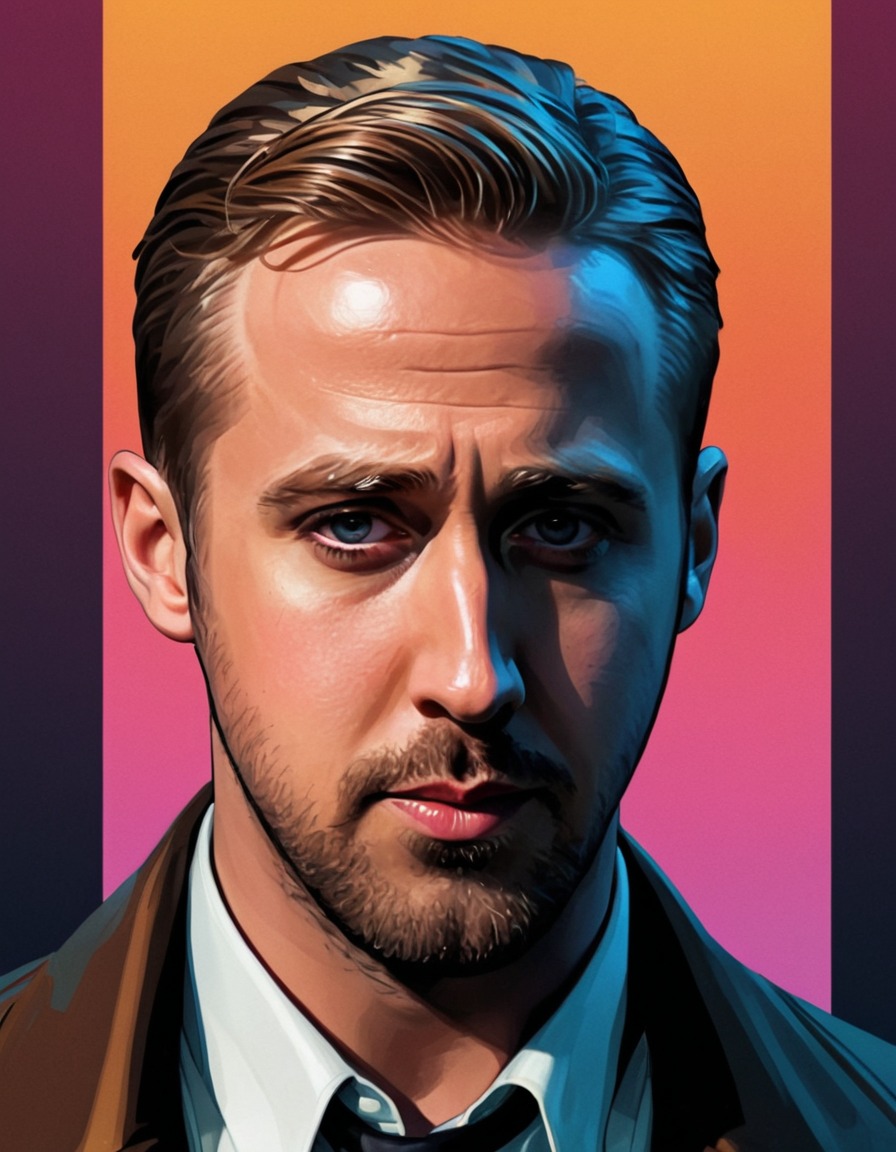 ryan gosling, portrait, blade runner 2049, k, science fiction, film, movies