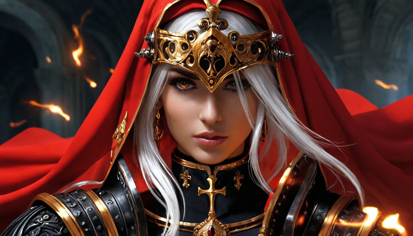 sisterofbattle, sistersofbattle, warhammer, warhammer40k, wh40k, warhammerfanart, adeptasororitas, sistersofbattlewarhammer40, aiart, sister_of_battle, adepta_sororitas, warhammer40kfanart, wh40kfanart, warhammercommunity, wh40kart, sistersofbattle40k, ai_artwork, ai_community, leonardoai, leonardo_ai, leonardoaiart