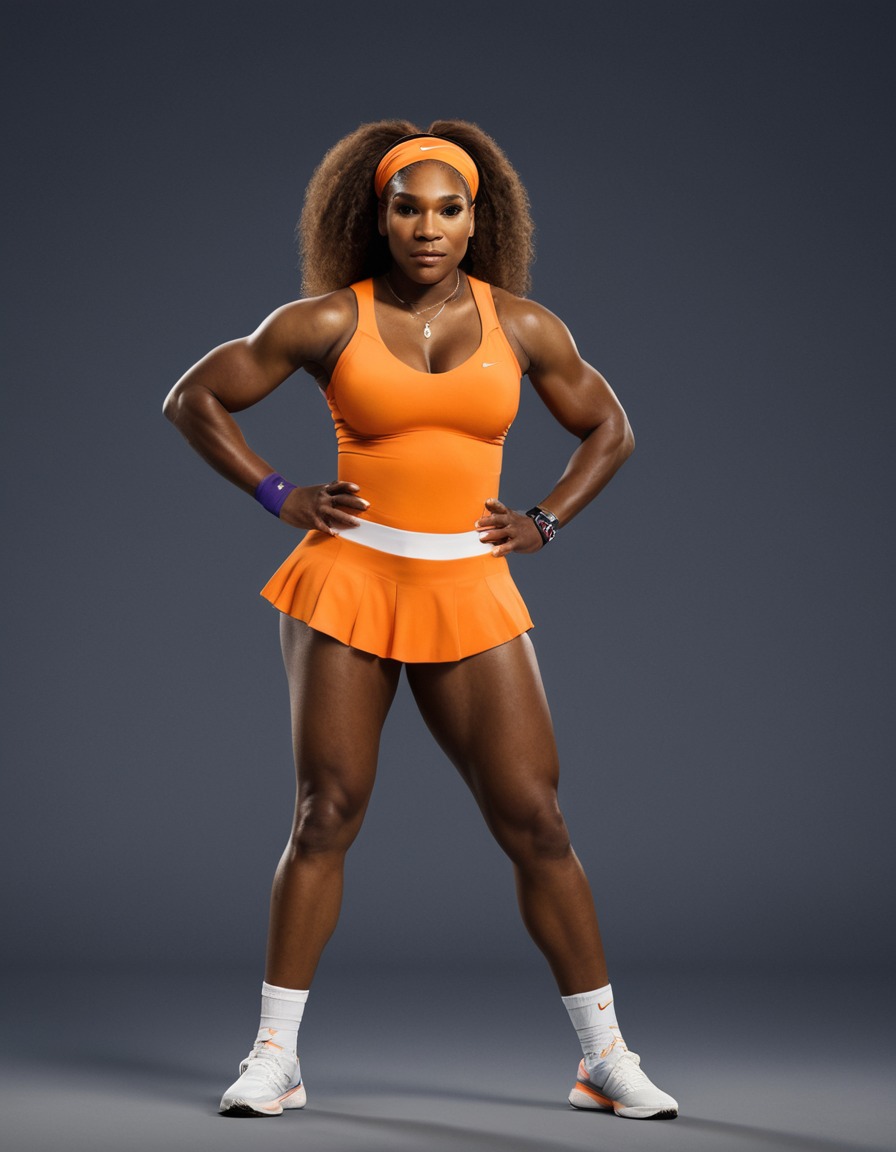 serena williams, tennis, struggle, outfit, sport, fat