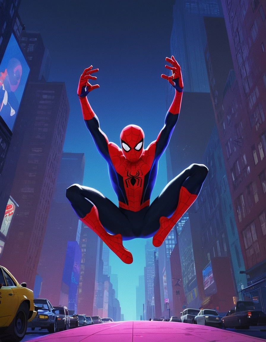 spider-man: into the spider-verse, animated movie, spider-man, marvel, superhero, multiverse, comic book adaptation