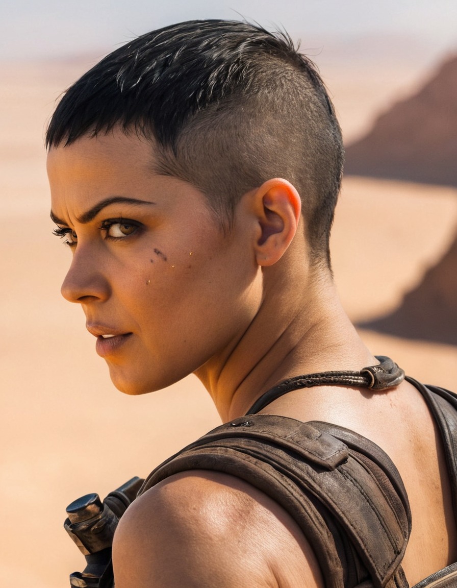 furiosa, action hero, scar, warrior, mad max