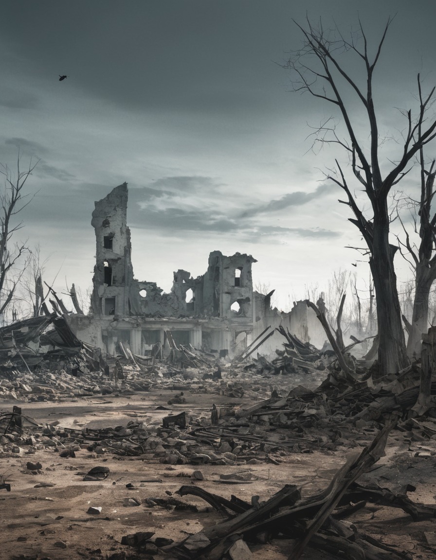 destruction, desolation, war, aftermath, ruins