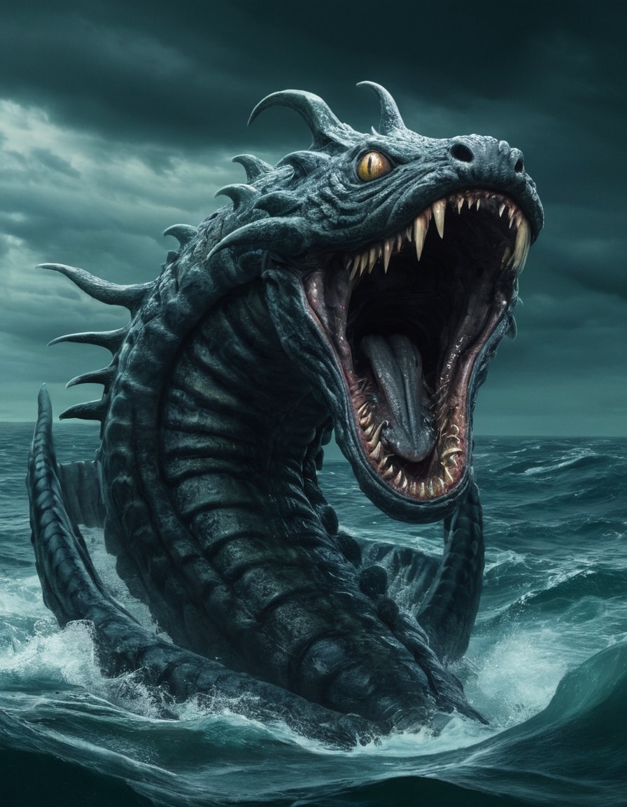 sea serpents, legendary creatures, mythical beasts, mythology, marine life, ocean monsters, mythical sea creatures