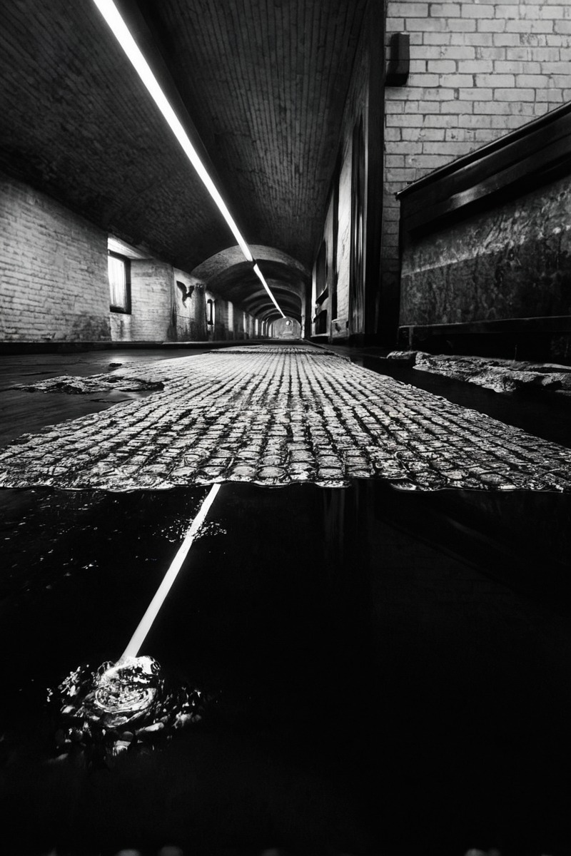 photography, streetphotography, architecture, horror, gothic, reflection, blackandwhitephotography, subway, tunnel