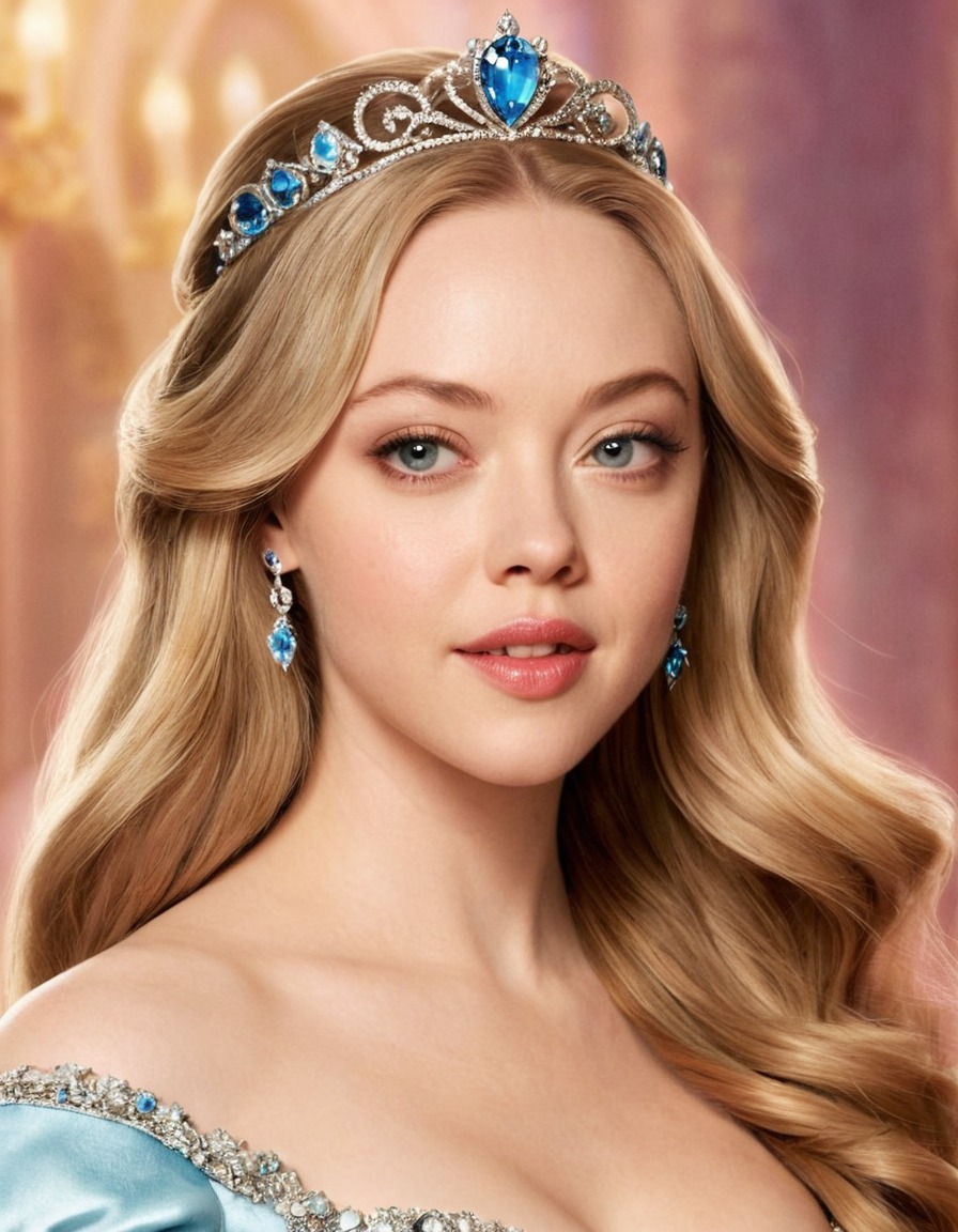 amanda seyfried, actress, disney princess, fairy tale, beauty, fantasy, royalty