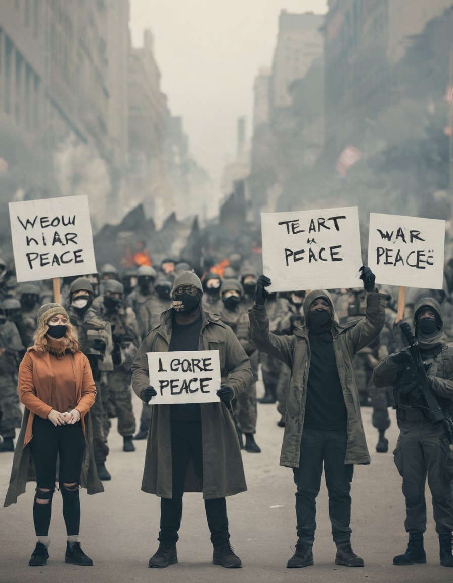 protest, war, peace, activism, demonstration