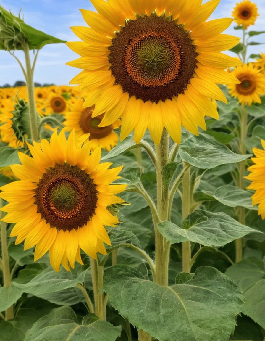 nature, sunflower, beautiful, flowers, plants, yellow, gardening