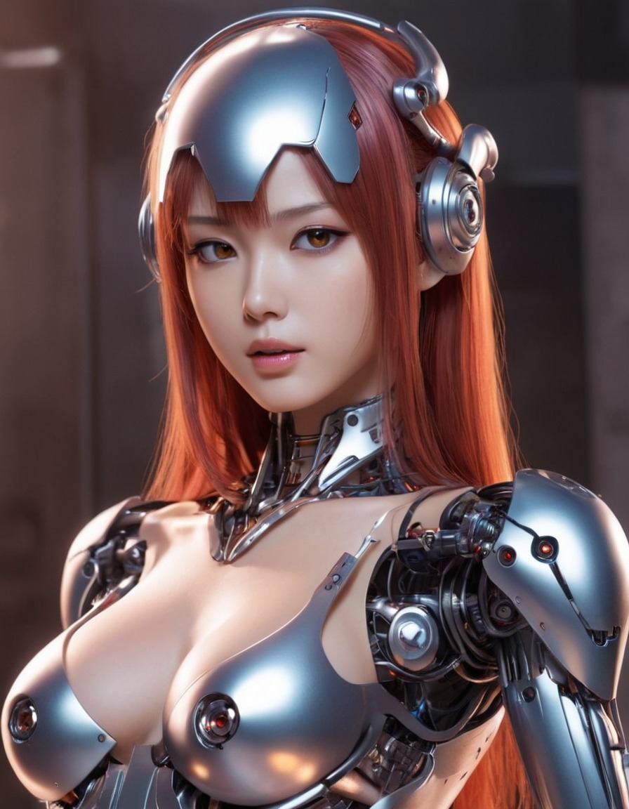 mutations, woman, female, anime, robotic skin, metamorphosis, cybernetic enhancements