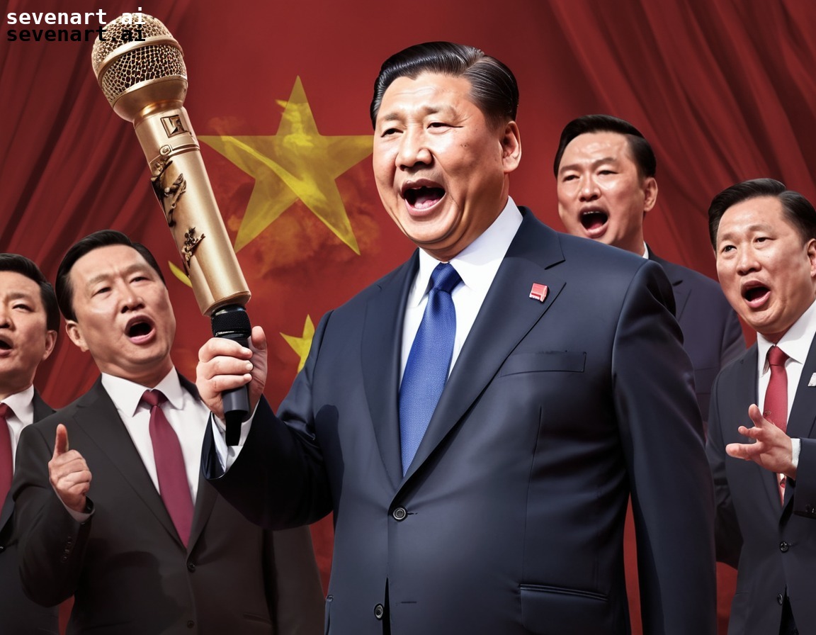 xi jinping, karaoke, world leaders, competition, trophy, china