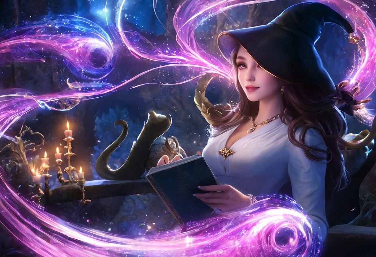 digitalpainting, magicalgirl, magicthegathering, spirit, witch, witchcraft