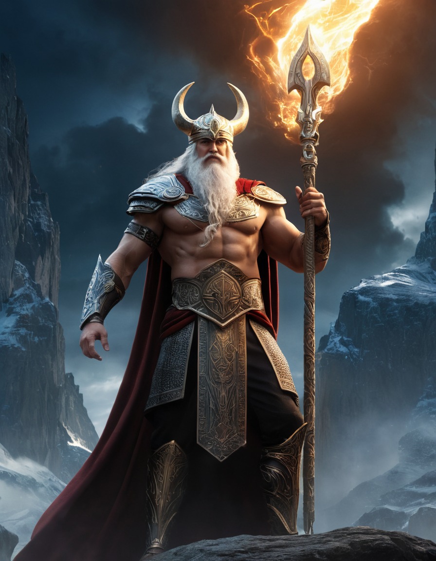 odin, epic, god scene, norse mythology