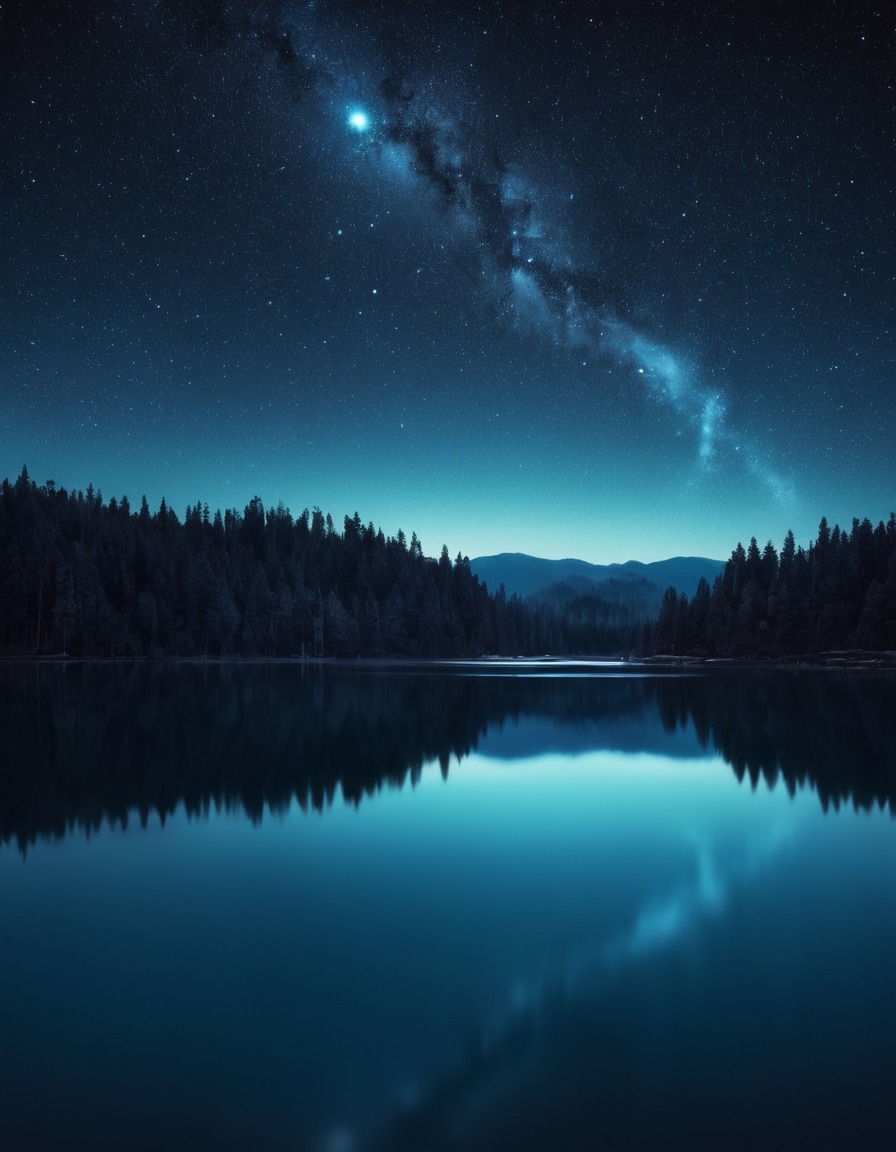 nature, beauty, reflection, stars, peaceful