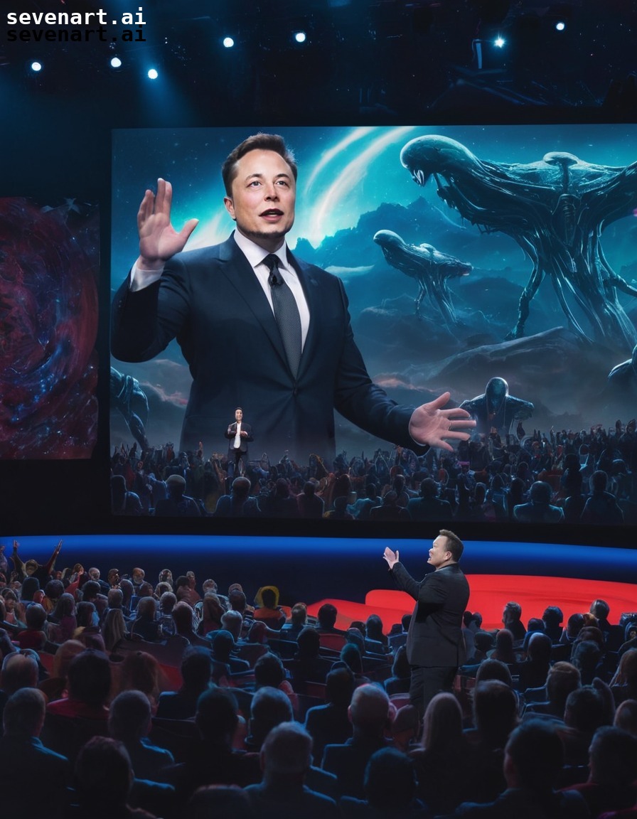 elon musk, ted talk, aliens, space exploration, science fiction, elonmusk, musk