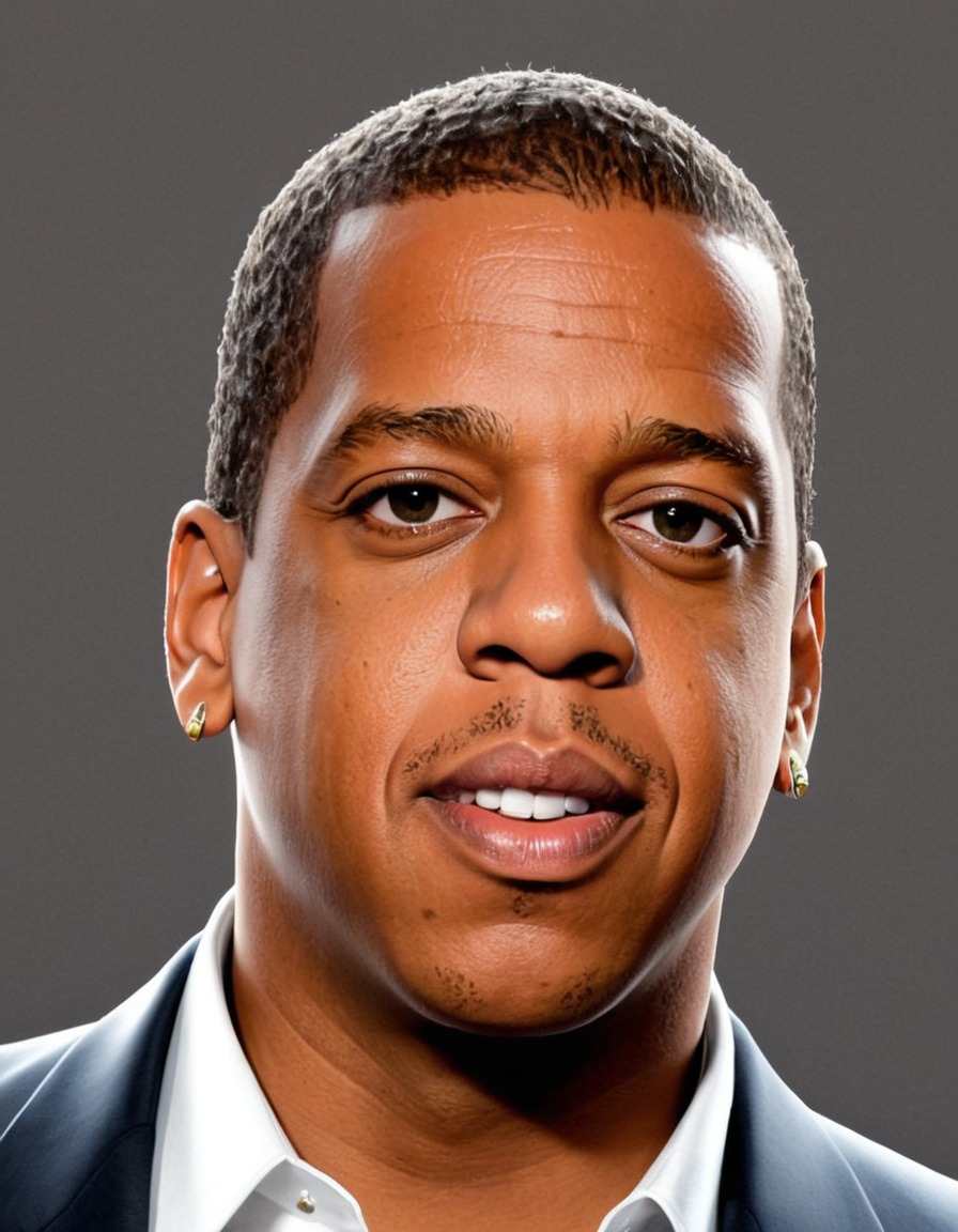 jay-z, portrait, celebrity, musician, painting, art, hip-hop