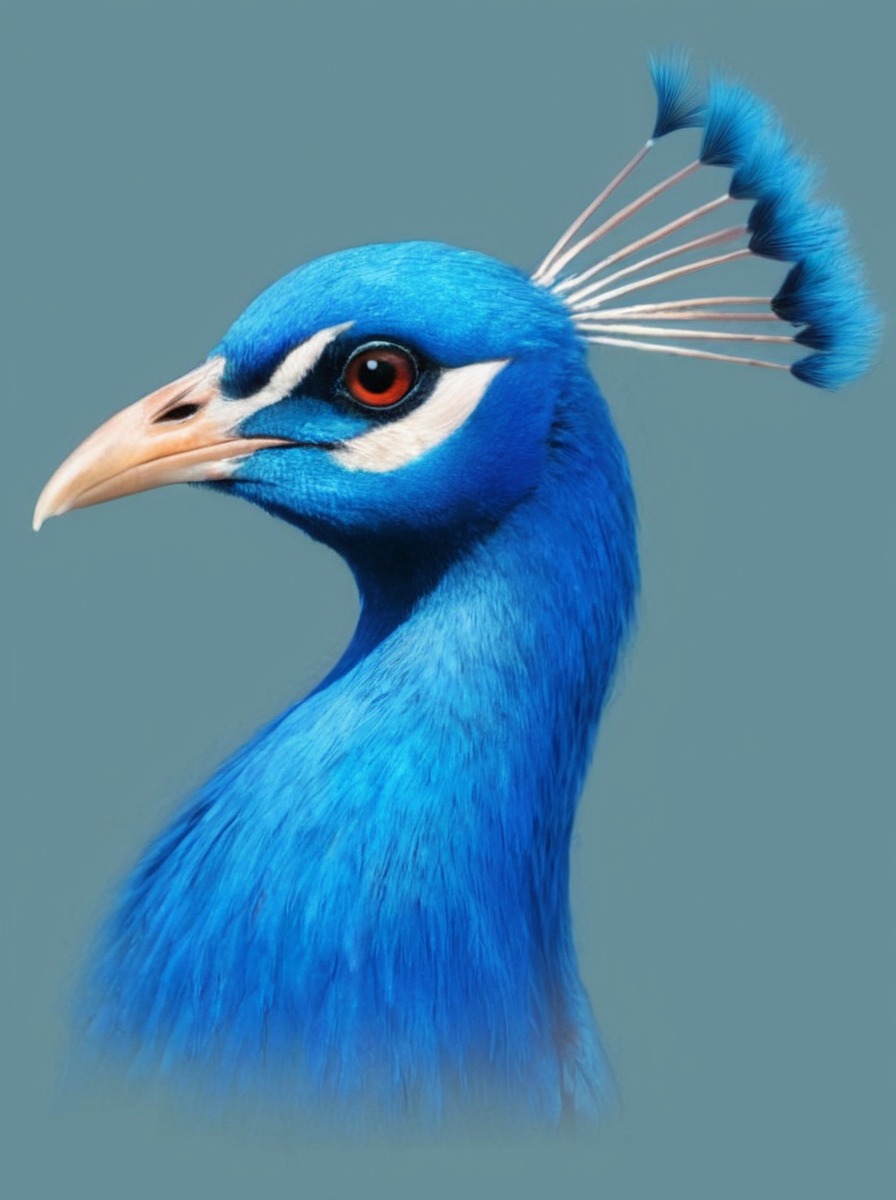 digitalpainting, animal, bird, peacocktutorial