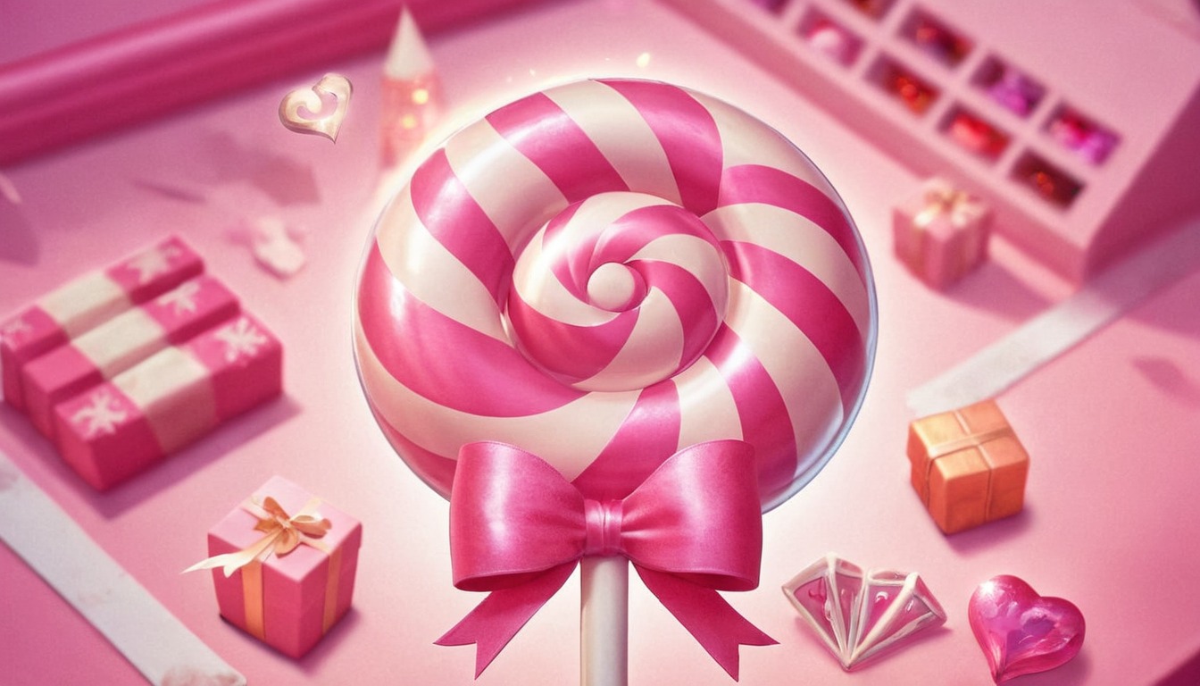 candy, closeup, lollipop, pink, sweets