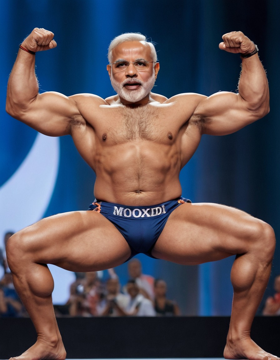 narendra modi, bodybuilding, politics, competition