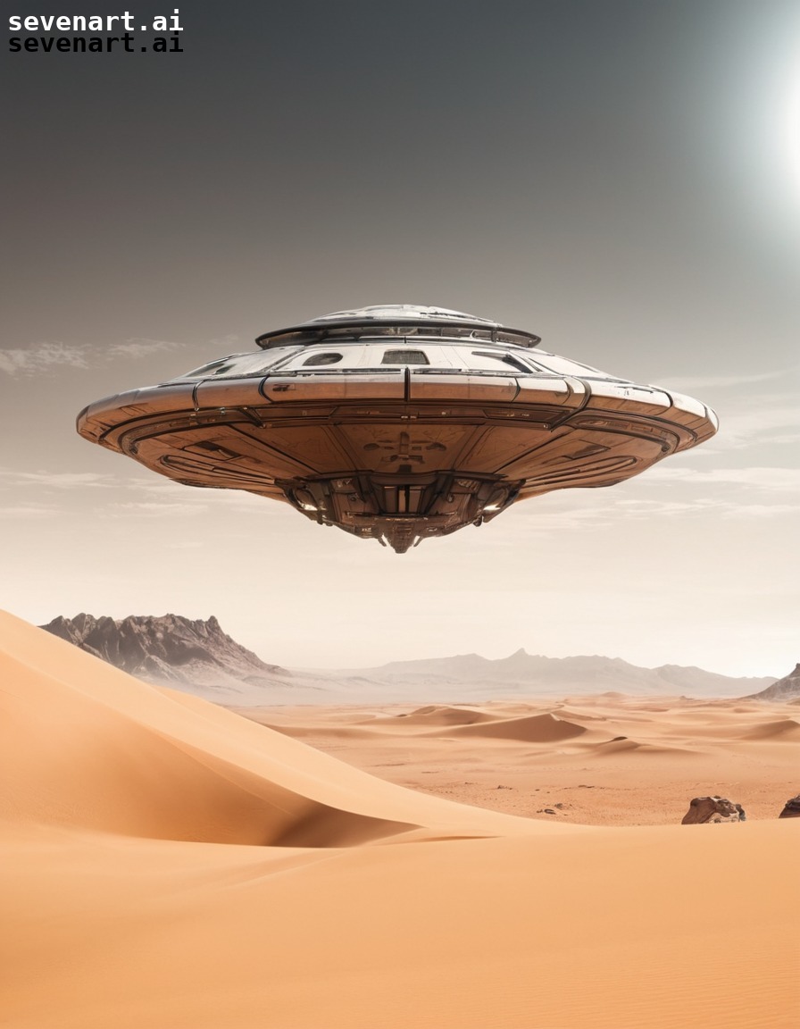 futuristic, spacecraft, desert, arrakis, dune