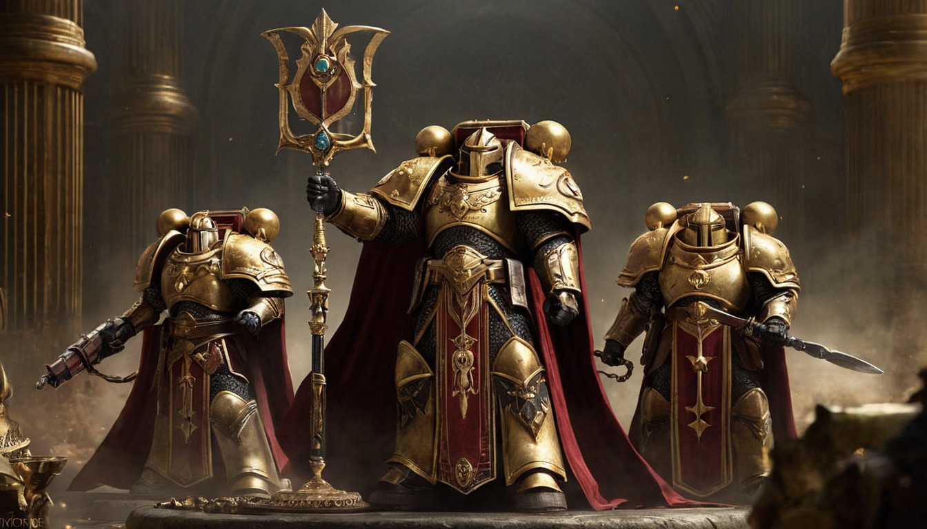 warhammer40k, dreamup, warrior, battle, 40k, adeptus, warhammer, custodes, adeptuscustodes, ai_art