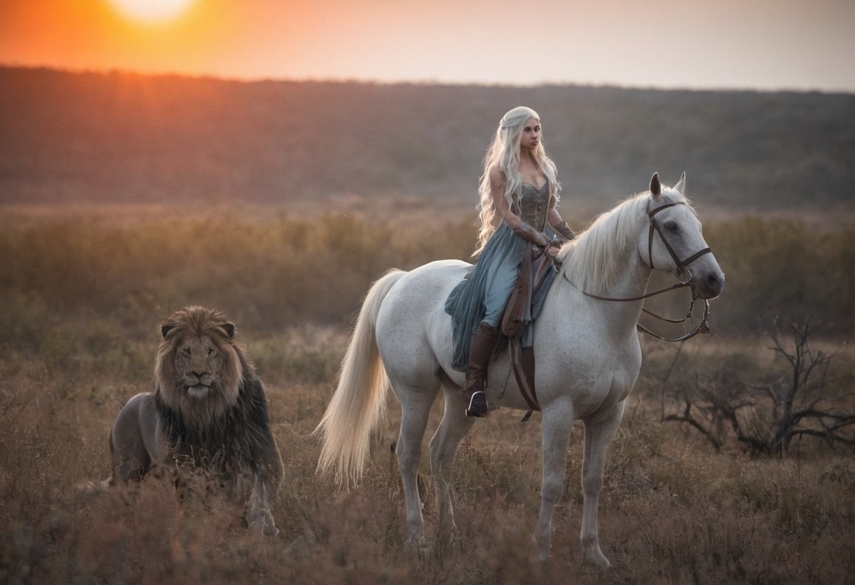 animals, gameofthrones, horses, princess, whitehorse, cosplaygirl, daenerystargaryen, girlandhorse, cosplaycostume, cosplaydress, daenerysstormborn, daeneryscosplay, gameofthronescosplay