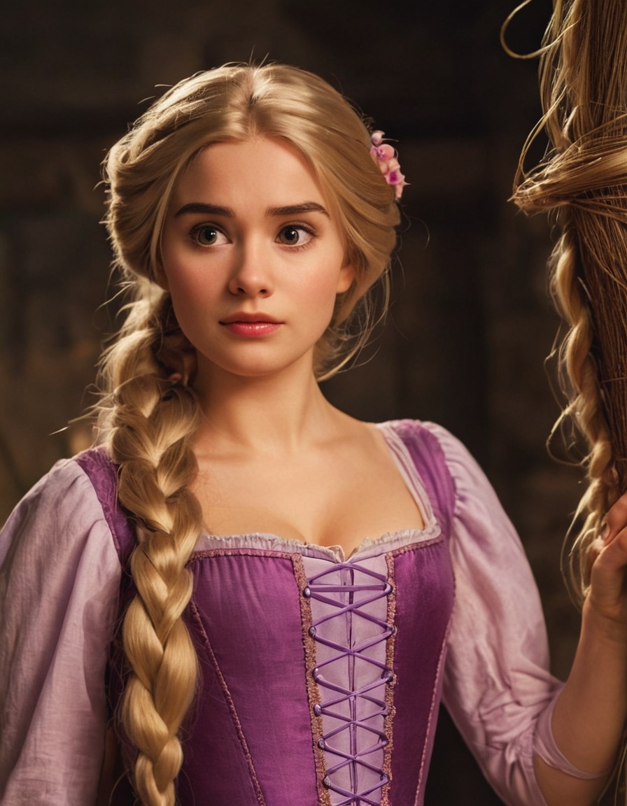 rapunzel, tangled, fairytale, disney, long hair, beautiful woman, enchanted princess