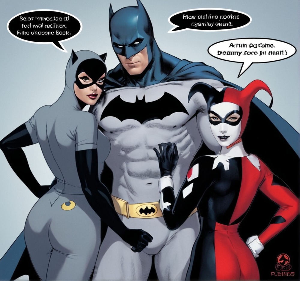 batman, harleyquinn, batmantheanimatedseries, catwoman, couple, selinakyle, catwomanselinakyle