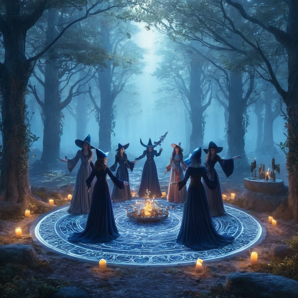 magic, fantasyart, witch, sorceress, magicalgirl, coven