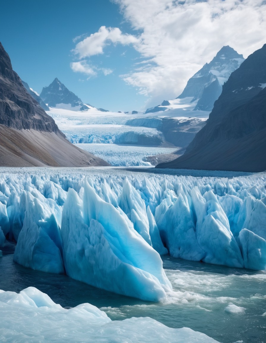 nature, glacier, scenic beauty, environment, ice formation, mountain landscape, natural wonder