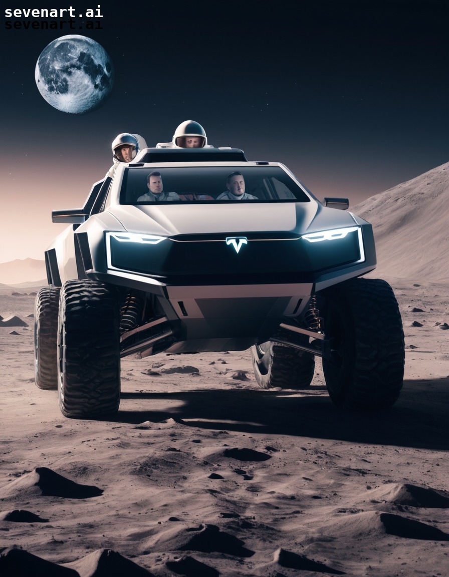 elon musk, tesla cybertruck, space exploration, moon, astronauts, elonmusk, musk