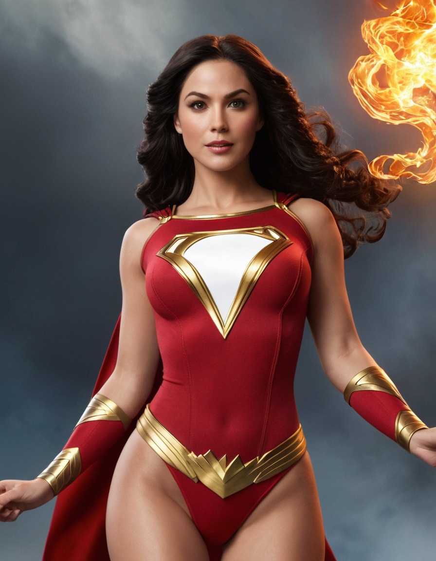 shazam, female superhero, dc comics, supernatural abilities, gender-bender, power of transformation, strong female character