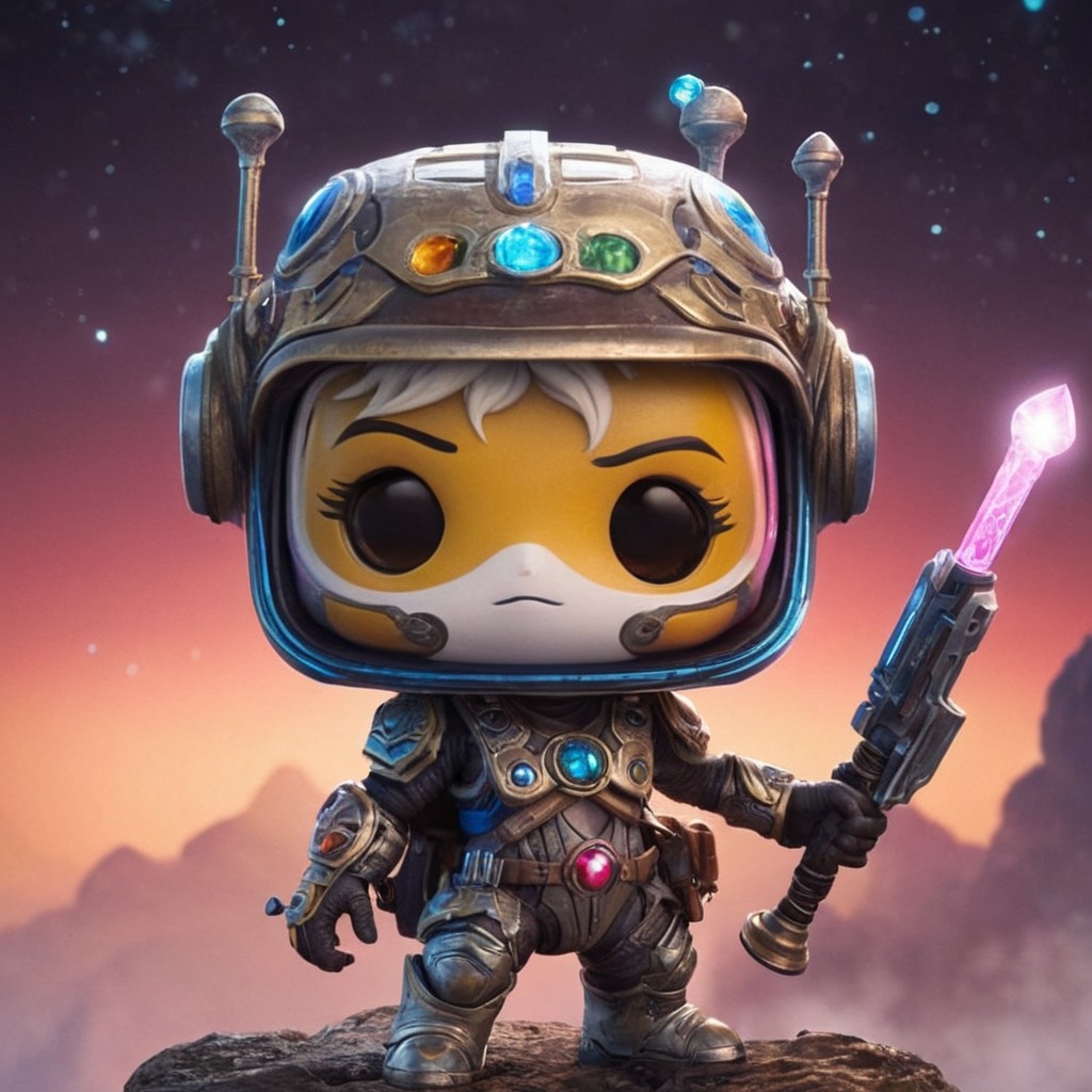 videogamefanart, scifi, space, astronaut, dreamup, funkopop, ai_art