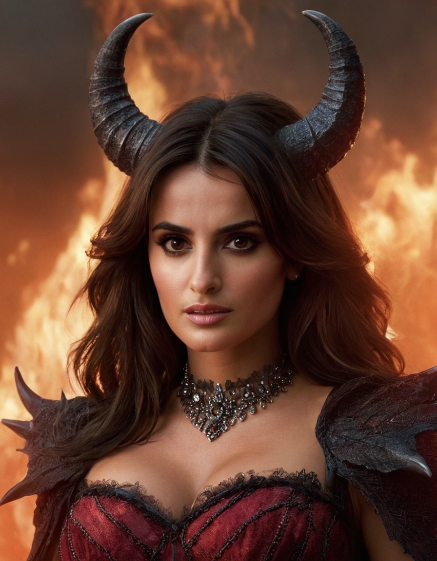 penélope cruz, demon, actress, spanish, celebrity