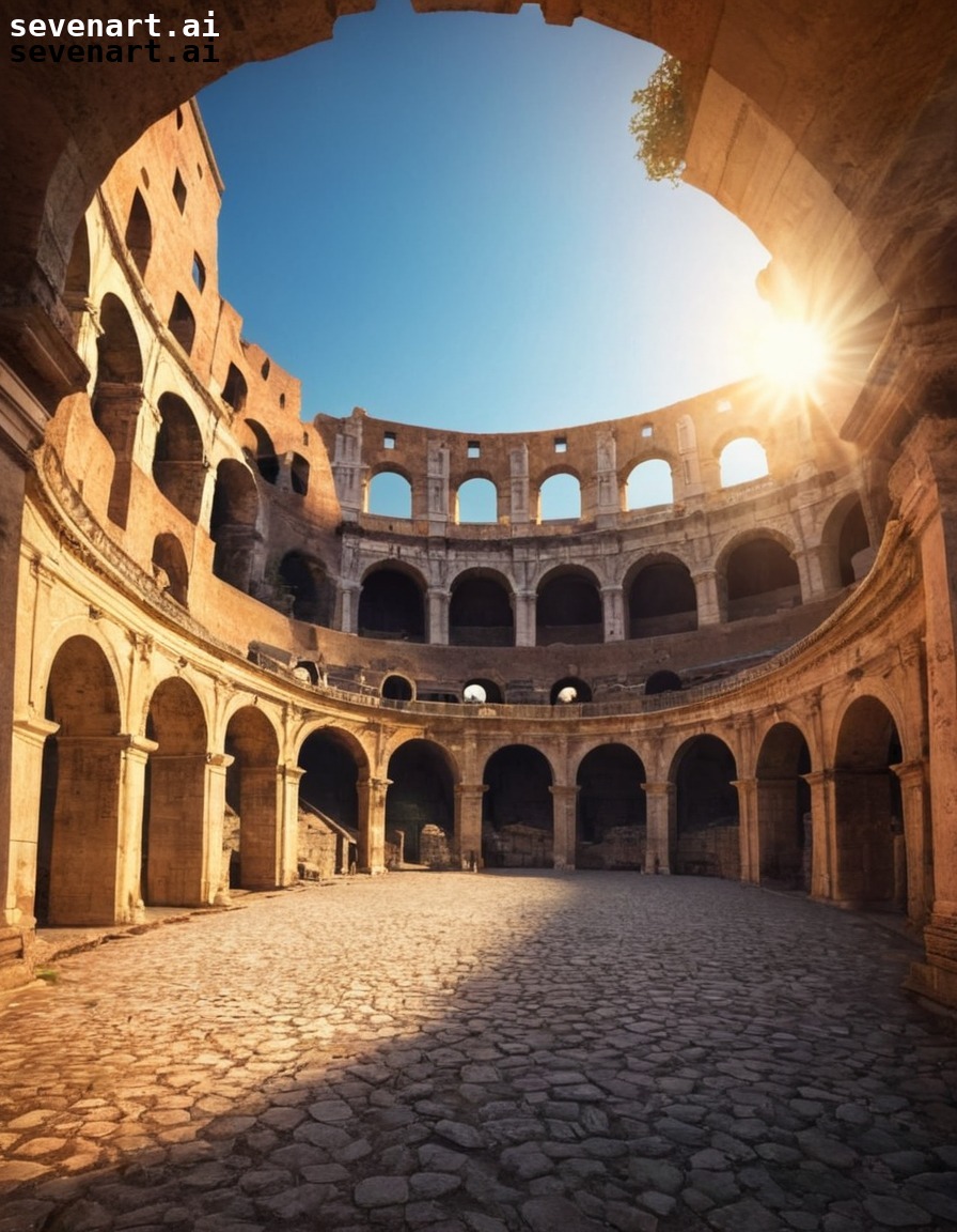 architecture, ancient, roman, amphitheater, rome, europe