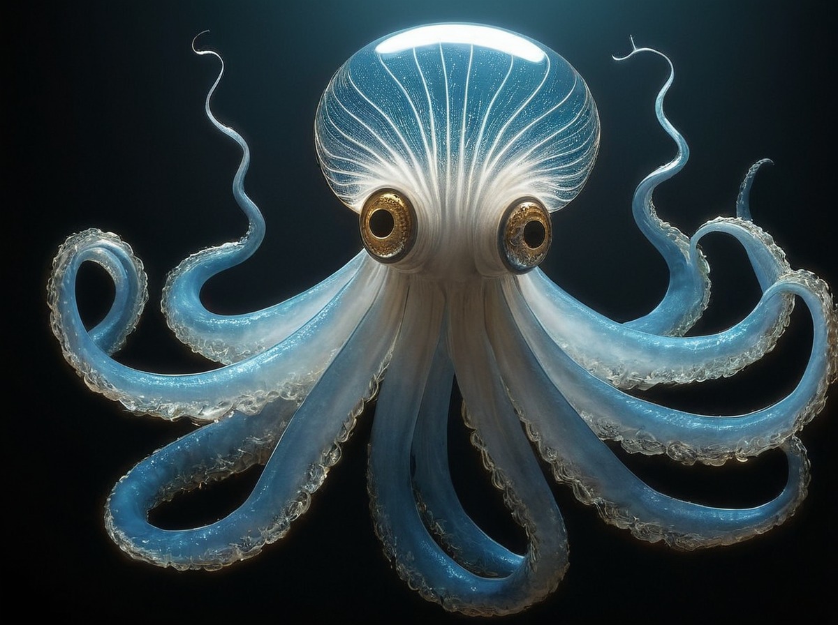 digitalart, digitalpainting, creature, octopus, conceptart, animal, jellyfish, characterdesign, animalart, fanart, beautiful, epic, magic, nature, photoshop, roots, squid, white