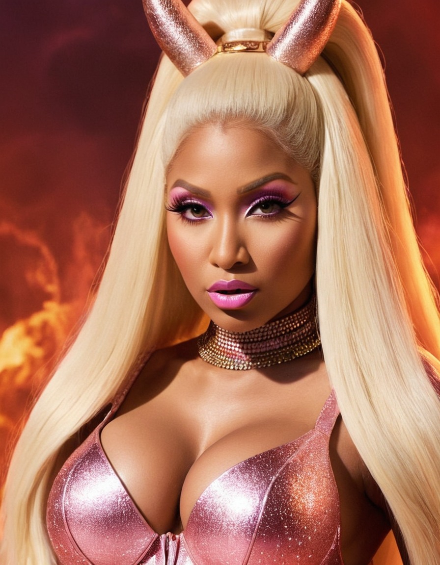 nicki minaj, super villain, music, entertainment, pop culture, fashion, celebrity