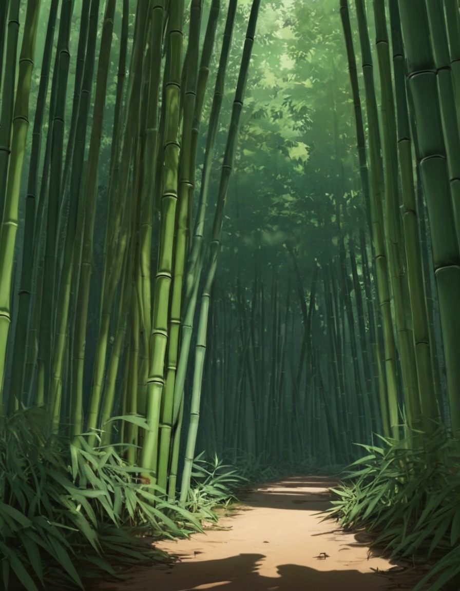 bamboo forest, nature, scenic beauty, plant life, landscape, environment, natural resource