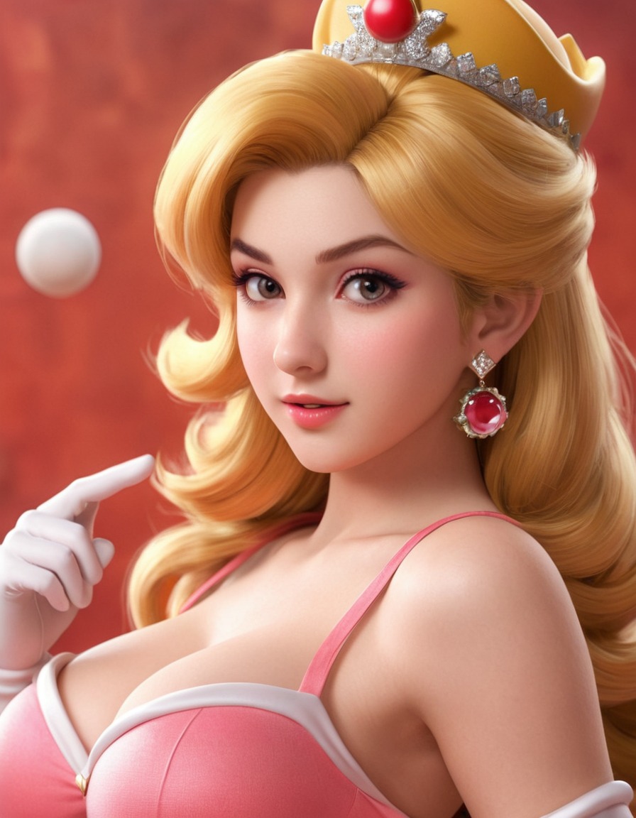 princess peach, super mario bros., nintendo, gaming, action-adventure, video games, royalty