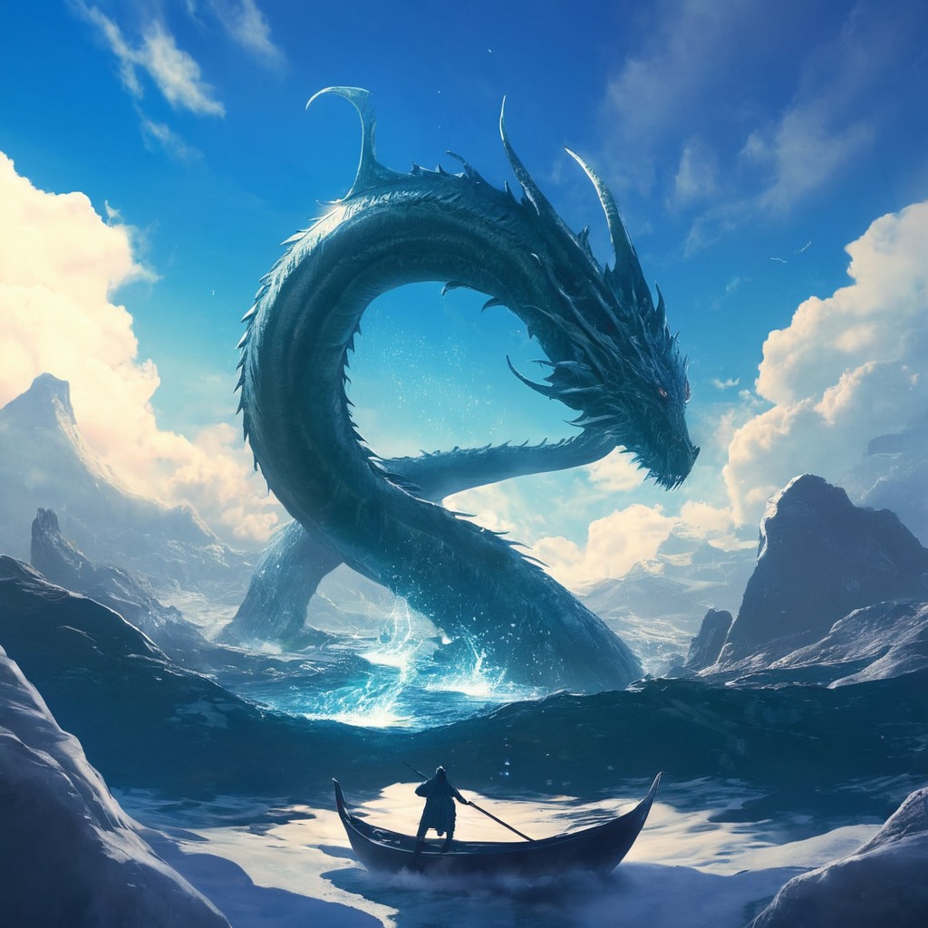 creature, fantasycreature, leviathan, sea, seacreature, seamonster, seaserpent, serpent, creatureconcept