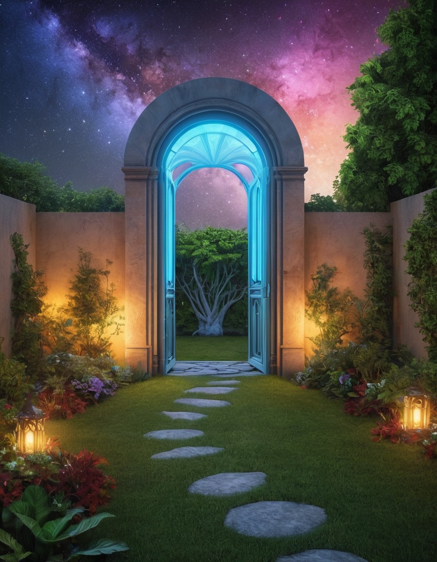 portal, another dimension, backyard, mystery, supernatural, fantasy