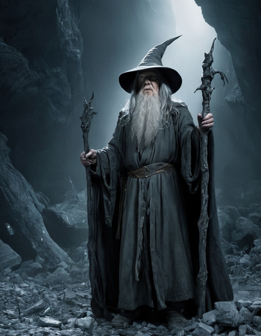 gandalf, undead, fantasy, horror, moria, zombie