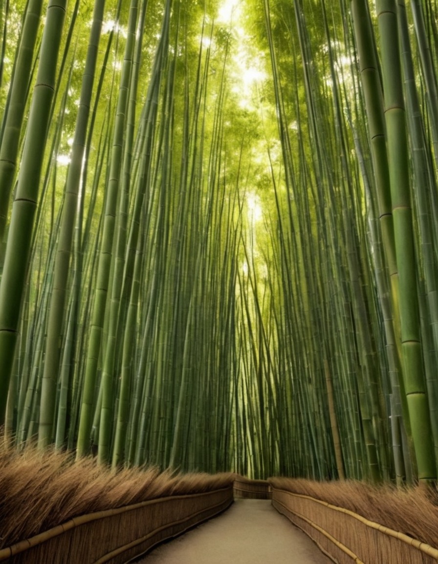 nature, bamboo forest, beautiful scenery, environment, plant life, natural beauty