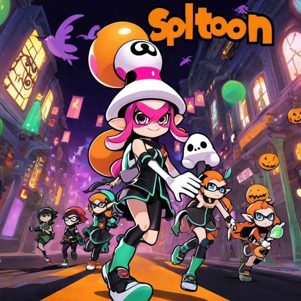 videogamefanart, nintendo, splatoon, dreamup, ai_art