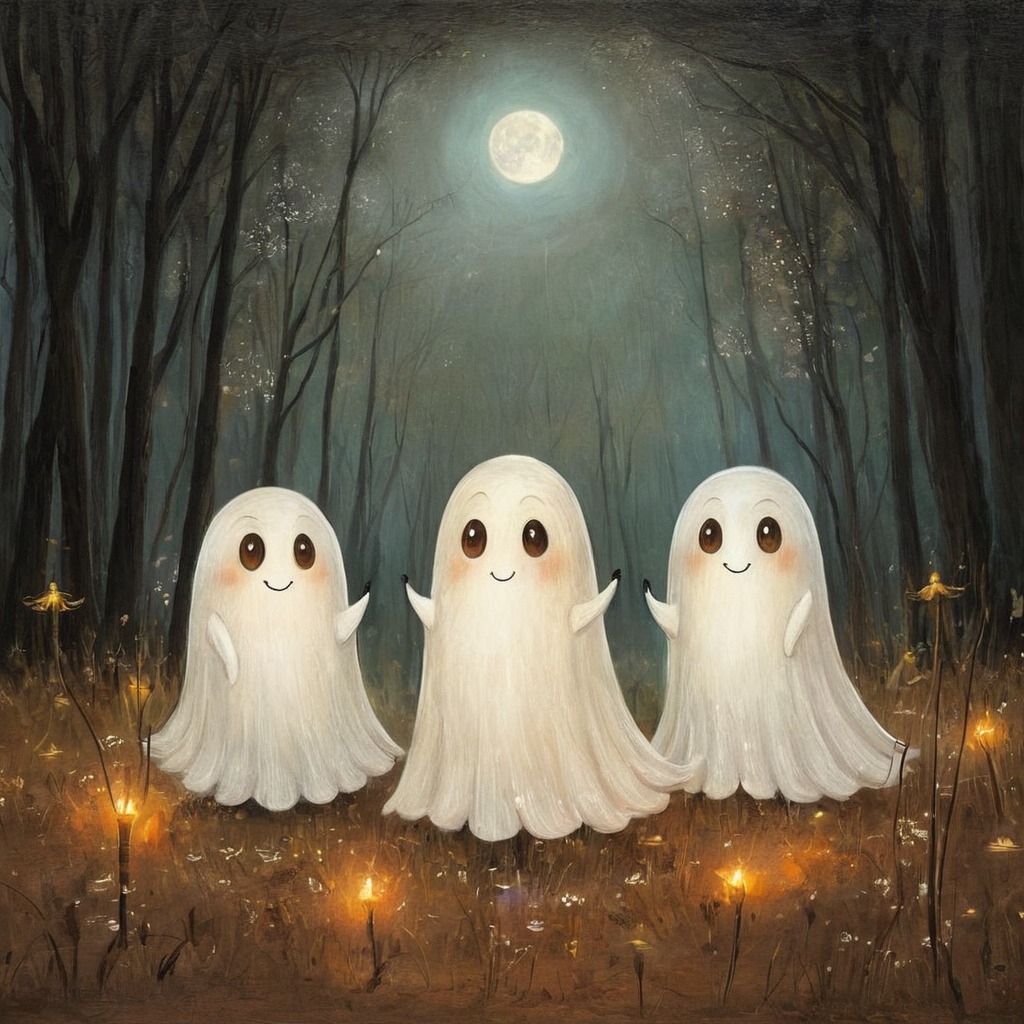 ghost, spooky, halloween, gigglingghosts