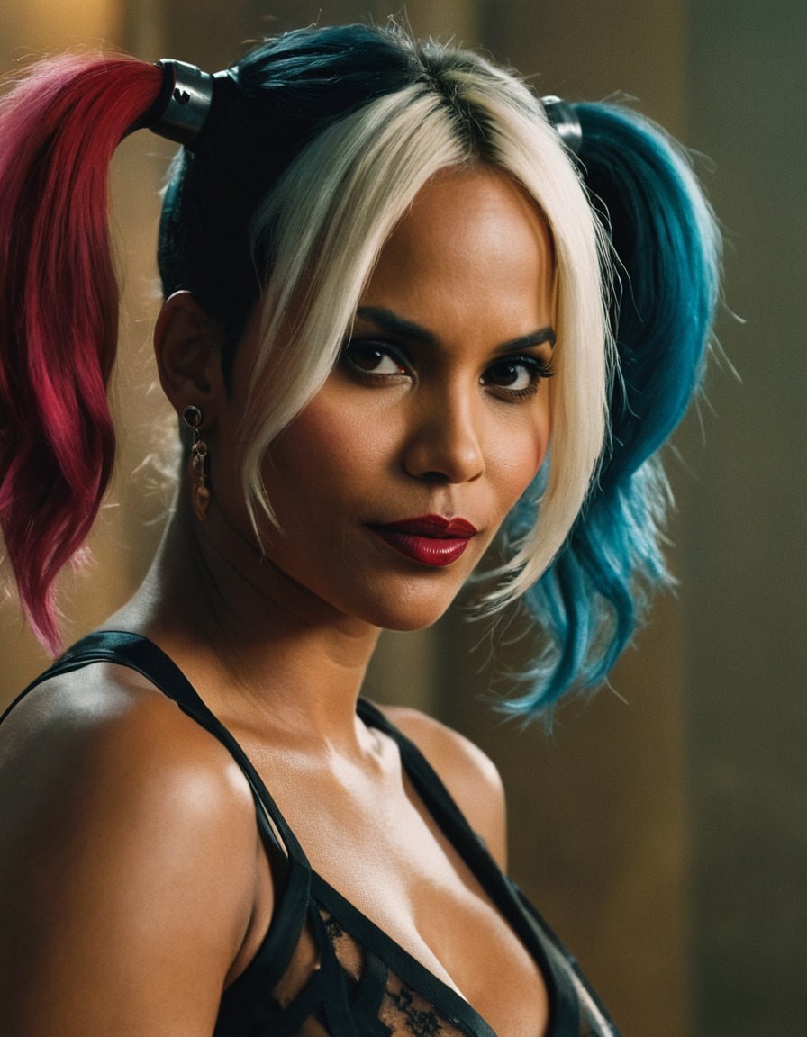 harley quinn, halle berry, actress, dc comics, superhero, villain, character